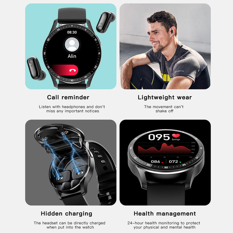 Smartwatch com Fones de Ouvido
