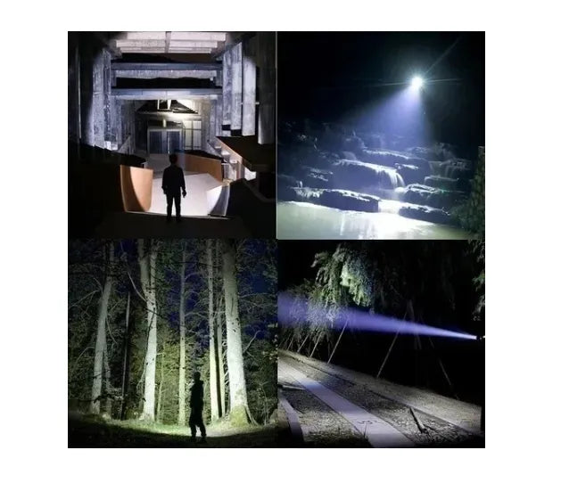 Lanterna Profissional à Prova D'água LED e Recarregável