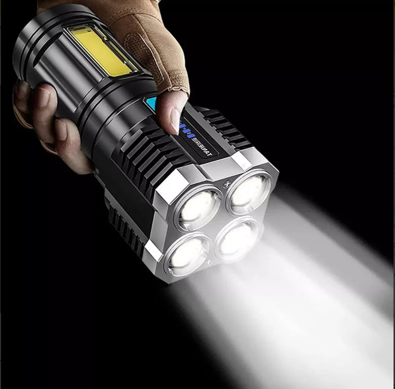 Lanterna Profissional à Prova D'água LED e Recarregável