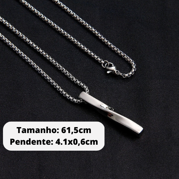 Colar Minimalista em Aço Inoxidável