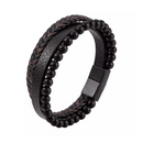 Pulseira de Couro Masculina HardStyle
