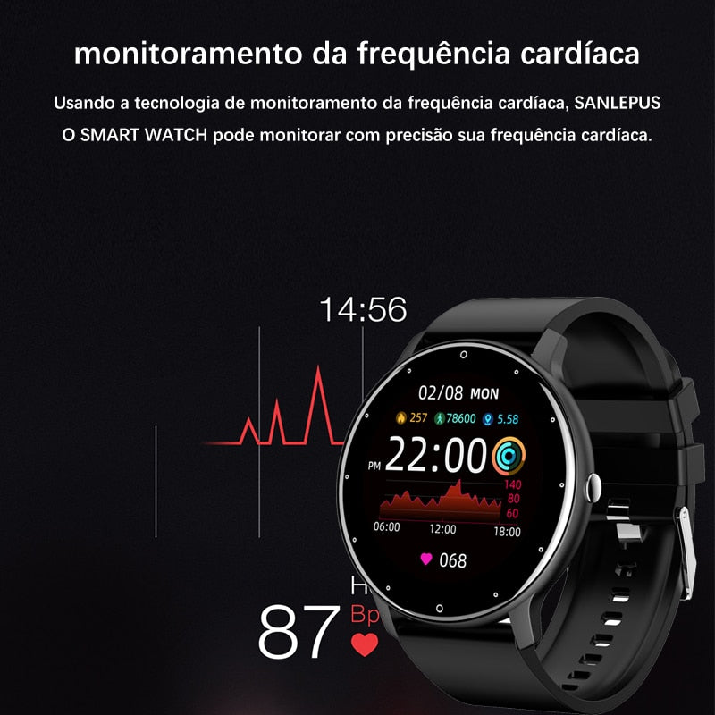 Smartwatch Touch Screen à Prova D'água