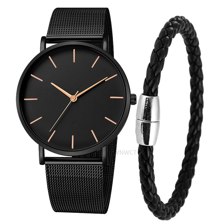 Relógio Ultra Fino e Pulseira