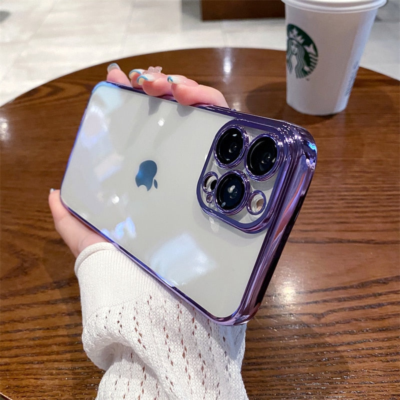 Capinha para Iphone Transparente - Protege a Câmera