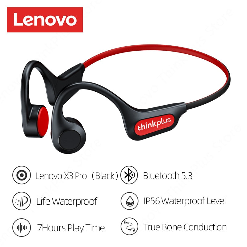 Fone de Ouvido por Condução Óssea Lenovo