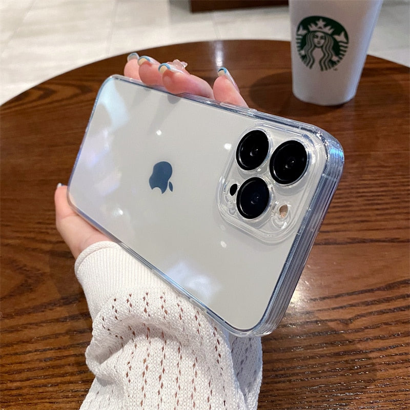 Capinha para Iphone Transparente - Protege a Câmera
