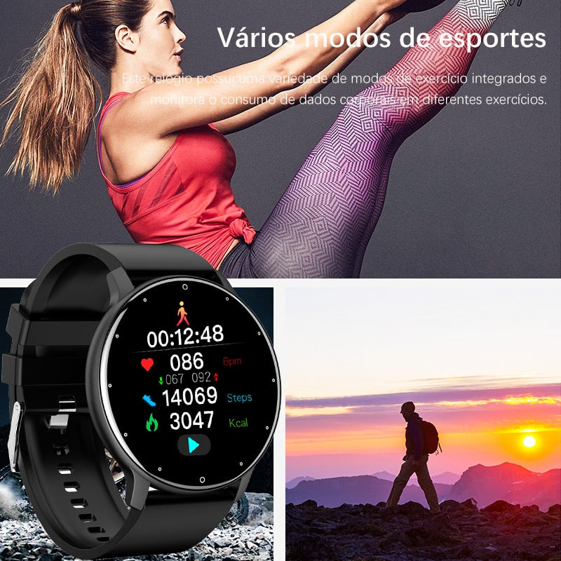 Smartwatch Touch Screen à Prova D'água