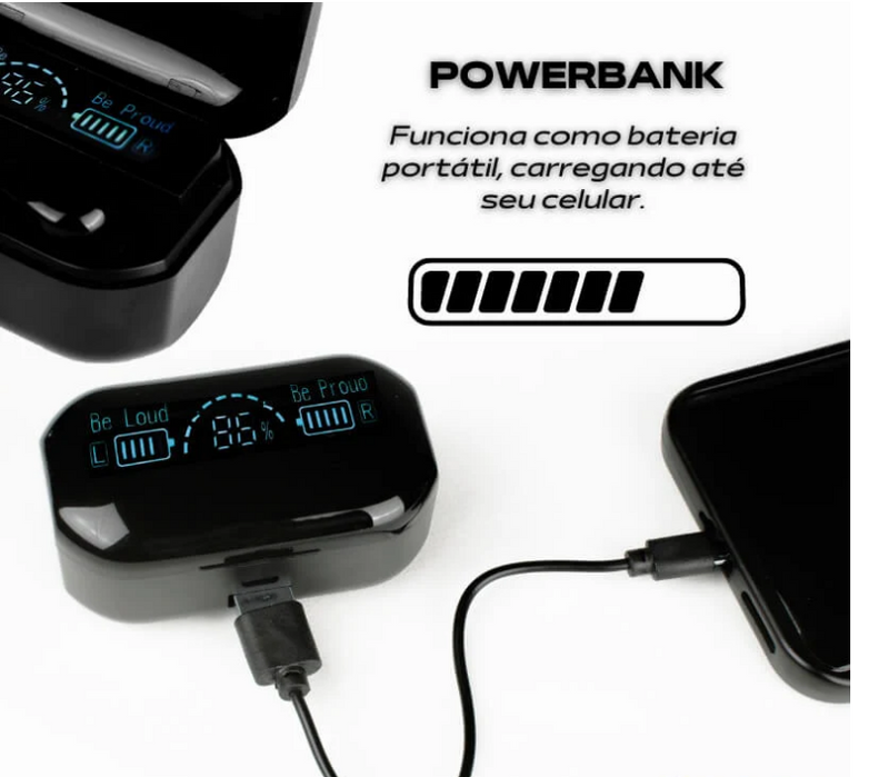 Fone Bluetooth à Prova D'água - AlphaPod Pro
