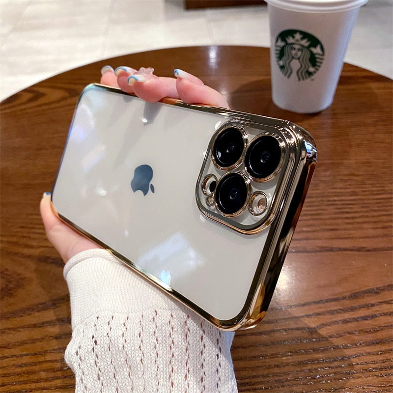 Capinha para Iphone Transparente - Protege a Câmera