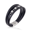 Pulseira Masculina de Couro