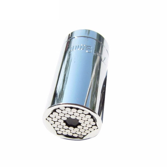 Binoax 1 pc 7-19mm aperto chave inglesa mágica multi função universal soquete da catraca adaptador de broca ferramentas mão do carro kit de reparo