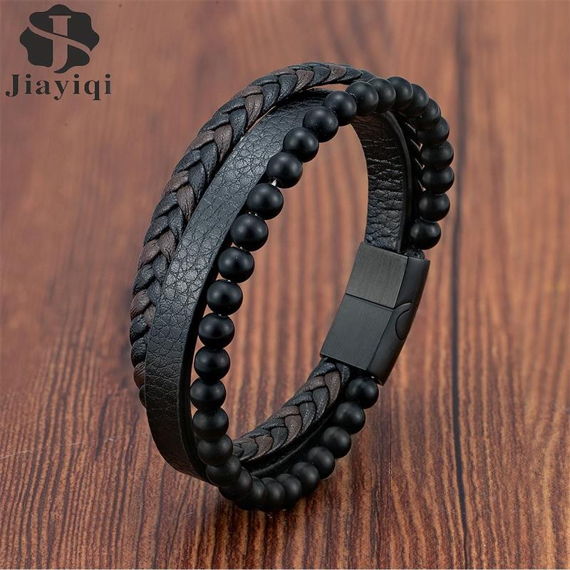 Pulseira de Couro Masculina HardStyle