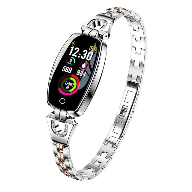 Relógio inteligente Feminino monitor de frequência cardíaca