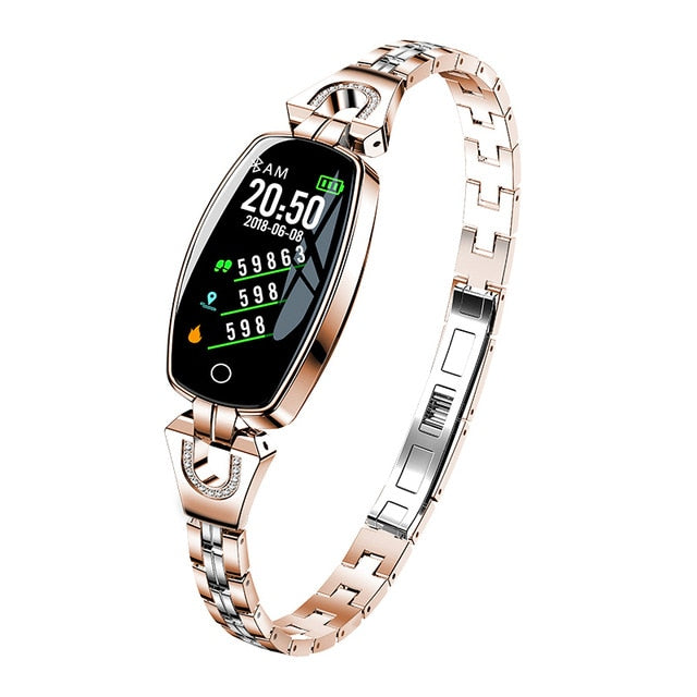Relógio inteligente Feminino monitor de frequência cardíaca