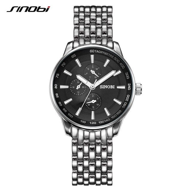 Mais novo sinobi senhoras relógios de luxo da marca superior pulseira de metal relógio de pulso feminino presentes relógio de quartzo promoção relogio masculino