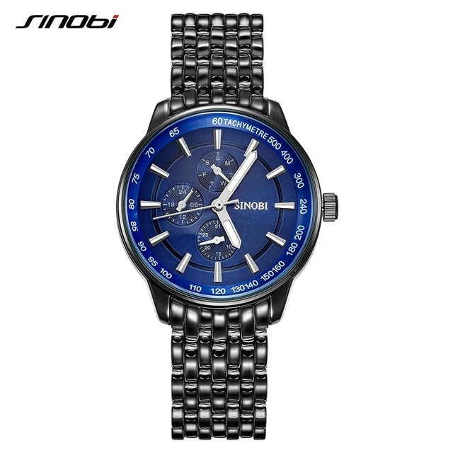 Mais novo sinobi senhoras relógios de luxo da marca superior pulseira de metal relógio de pulso feminino presentes relógio de quartzo promoção relogio masculino