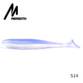 Meredith fácil shiner iscas de pesca 50mm 75mm 100mm 130mm wobblers carpa pesca iscas macias silicone artificial duplo cor iscas