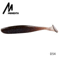 Meredith fácil shiner iscas de pesca 50mm 75mm 100mm 130mm wobblers carpa pesca iscas macias silicone artificial duplo cor iscas