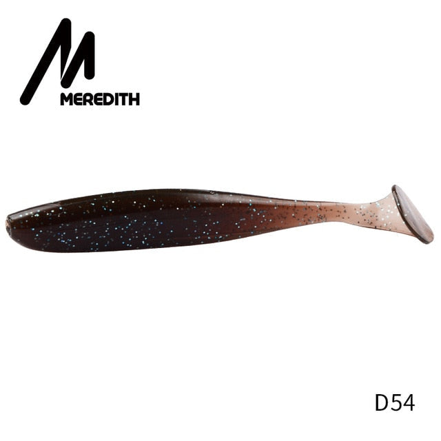 Meredith fácil shiner iscas de pesca 50mm 75mm 100mm 130mm wobblers carpa pesca iscas macias silicone artificial duplo cor iscas