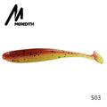 Meredith fácil shiner iscas de pesca 50mm 75mm 100mm 130mm wobblers carpa pesca iscas macias silicone artificial duplo cor iscas