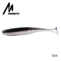 Meredith fácil shiner iscas de pesca 50mm 75mm 100mm 130mm wobblers carpa pesca iscas macias silicone artificial duplo cor iscas
