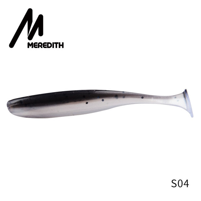 Meredith fácil shiner iscas de pesca 50mm 75mm 100mm 130mm wobblers carpa pesca iscas macias silicone artificial duplo cor iscas