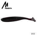 Meredith fácil shiner iscas de pesca 50mm 75mm 100mm 130mm wobblers carpa pesca iscas macias silicone artificial duplo cor iscas