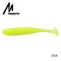 Meredith fácil shiner iscas de pesca 50mm 75mm 100mm 130mm wobblers carpa pesca iscas macias silicone artificial duplo cor iscas