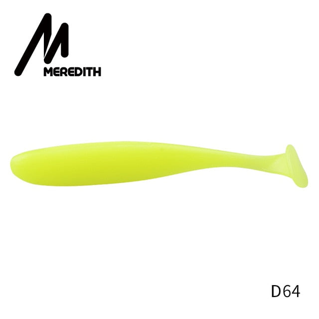 Meredith fácil shiner iscas de pesca 50mm 75mm 100mm 130mm wobblers carpa pesca iscas macias silicone artificial duplo cor iscas