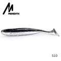 Meredith fácil shiner iscas de pesca 50mm 75mm 100mm 130mm wobblers carpa pesca iscas macias silicone artificial duplo cor iscas
