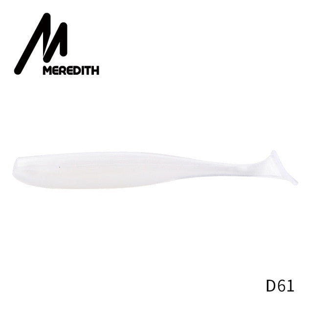 Meredith fácil shiner iscas de pesca 50mm 75mm 100mm 130mm wobblers carpa pesca iscas macias silicone artificial duplo cor iscas