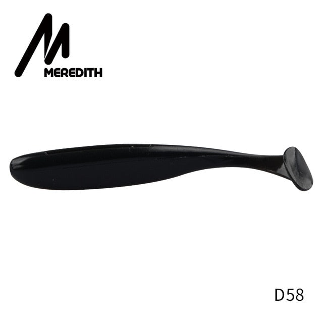 Meredith fácil shiner iscas de pesca 50mm 75mm 100mm 130mm wobblers carpa pesca iscas macias silicone artificial duplo cor iscas