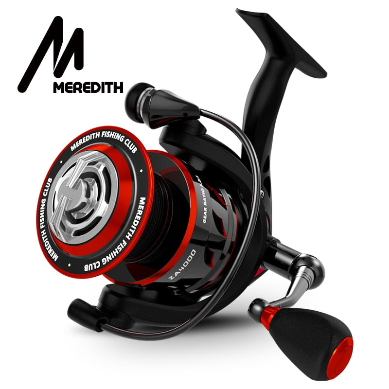 Meredith za carretel de pesca de água doce arraste carretel de fiação de fibra de carbono max arraste 11 kg carretel de pesca acessórios 2000-4000 series