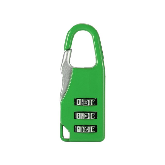 Mini dial número de dígitos código senha combinação cadeado segurança viagem delicado bloqueio seguro para cadeado bagagem bloqueio do ginásio