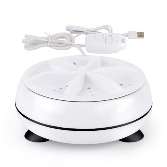 Mini máquina de lavar portátil esterilização de turbina ultra-sônica remove a sujeira arruela cabo usb para viagem de negócios em casa