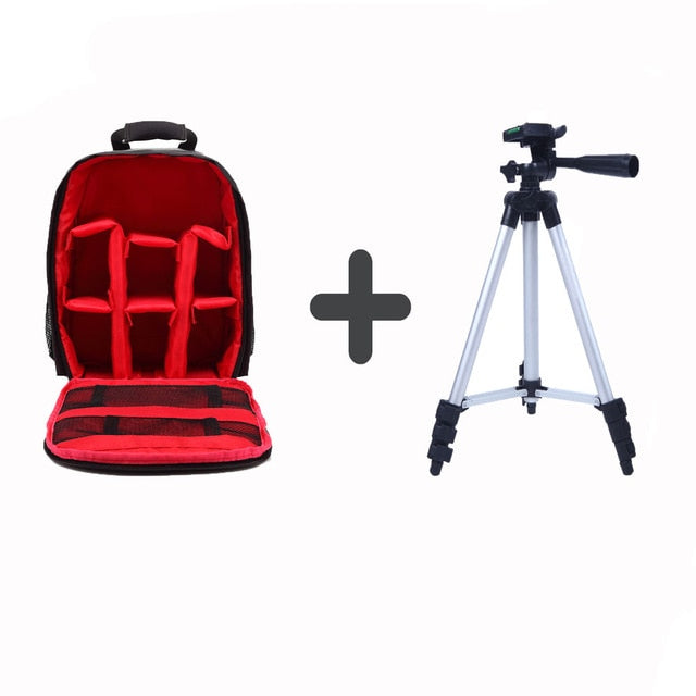 Multi-funcional câmera mochila de vídeo digital dslr saco impermeável ao ar livre câmera foto saco caso para nikon/para canon/dslr
