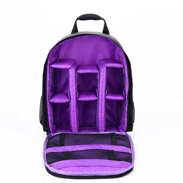 Multi-funcional câmera mochila de vídeo digital dslr saco impermeável ao ar livre câmera foto saco caso para nikon/para canon/dslr