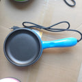 Multifuncional casa mini ovo omelete panqueca bife frito frigideira elétrica antiaderente fervida ovo caldeira a vapor ue eua