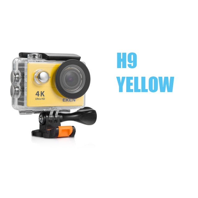 Nova chegada! original eken h9r/h9 ultra hd 4 k câmera de ação 30m à prova dwaterproof água 2.0 screen tela 1080p esporte câmera ir extrema pro cam