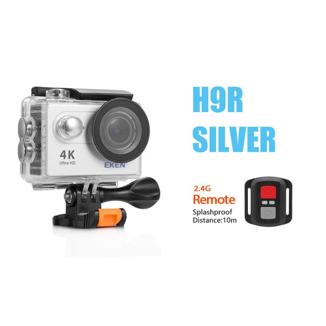 Nova chegada! original eken h9r/h9 ultra hd 4 k câmera de ação 30m à prova dwaterproof água 2.0 screen tela 1080p esporte câmera ir extrema pro cam