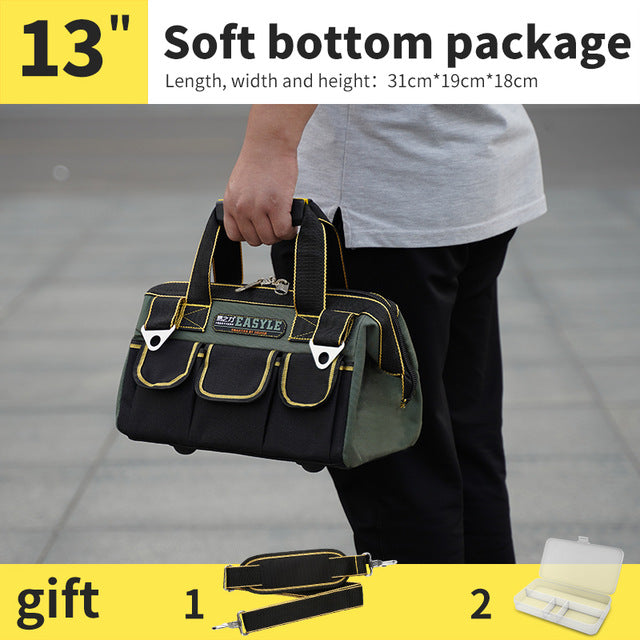 Nova ferramenta sacos tamanho 13 16 18 20 à prova dwaterproof água sacos de ferramentas grande capacidade saco ferramentas