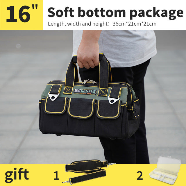 Nova ferramenta sacos tamanho 13 16 18 20 à prova dwaterproof água sacos de ferramentas grande capacidade saco ferramentas