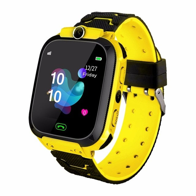 Q12b crianças relógio inteligente telefone à prova dlbs água lbs smartwatch crianças posicionamento chamada 2g sim cartão localizador remoto relógio meninos meninas