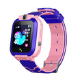 Q12b crianças relógio inteligente telefone à prova dlbs água lbs smartwatch crianças posicionamento chamada 2g sim cartão localizador remoto relógio meninos meninas