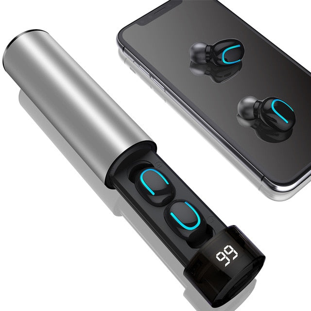 Q67 tws fones de ouvido sem fio 3d estéreo mini fone de ouvido bluetooth 5.0 com microfone duplo esportes à prova dauto água fone de emparelhamento automático