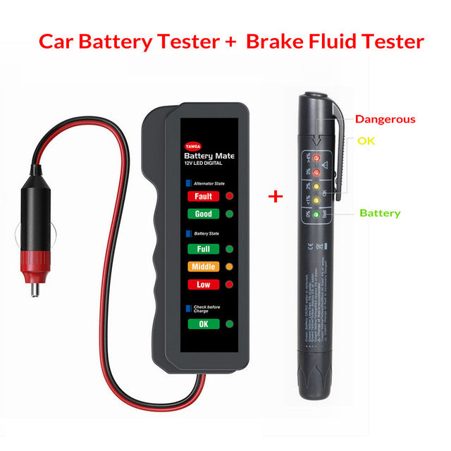 Qualidade do óleo preciso caneta de verificação universal testador fluido freio carro testador bateria veículo ferramenta teste automotivo