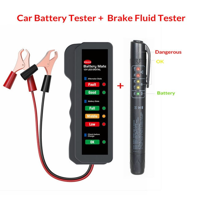 Qualidade do óleo preciso caneta de verificação universal testador fluido freio carro testador bateria veículo ferramenta teste automotivo