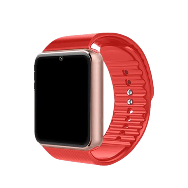 Relógio inteligente gt08 relógio de sincronização notifier apoio sim tf cartão conectividade bluetooth telefone android smartwatch liga