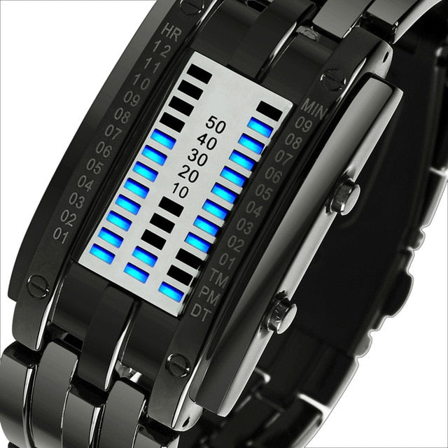 SKMEI Moda Criativa Relógios Homens Marca De Luxo LED Digital Display 50 m amante de Pulso À Prova D' Água Relogio masculino