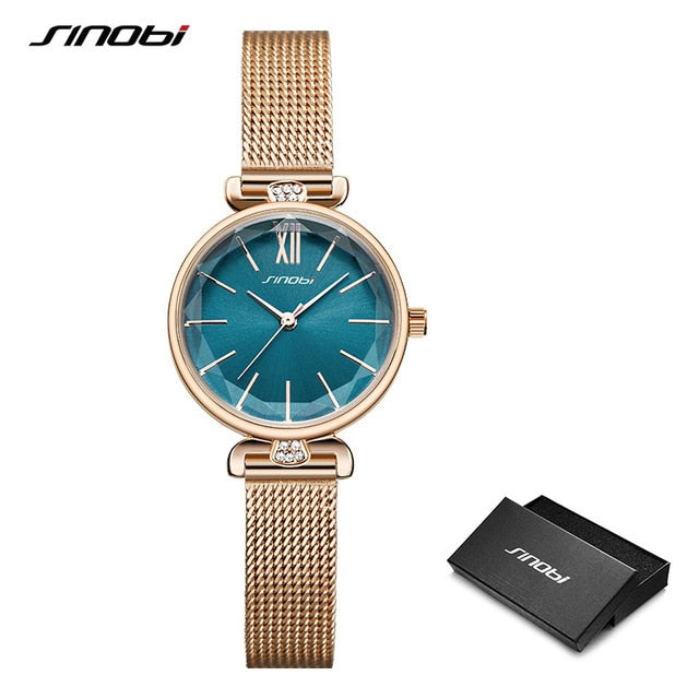 Sinobi moda feminina diamantes relógios de pulso imitação cerâmica pulseira topo marca luxo vestido senhoras genebra quartzo relógio 2019